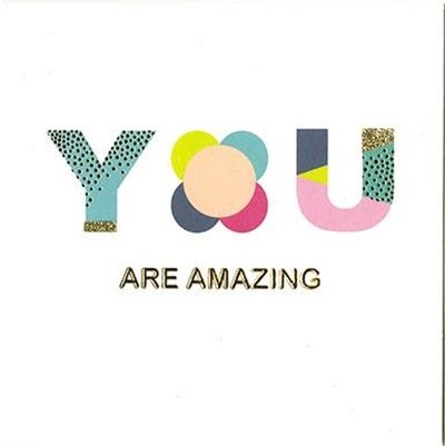 Valentijnskaart 'You Are Amazing'