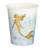 Gouden Zeemeermin Bekertjes Madison (10st)