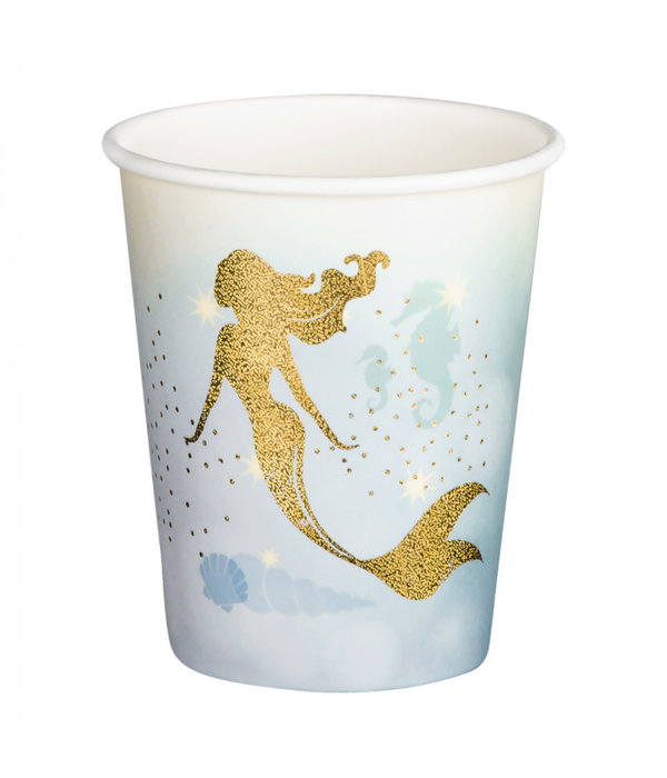 Gouden Zeemeermin Bekertjes Madison (10st)