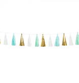 Tasselslinger Goud/Wit/Mint Madison (3m)
