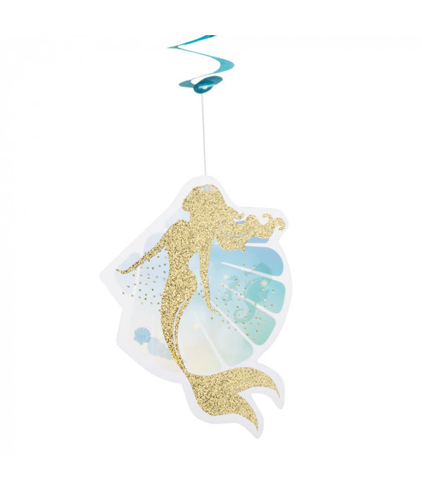 Zeemeermin Decoratieswirls (2st)