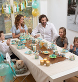 Tasselslinger Goud/Wit/Mint Madison (3m)