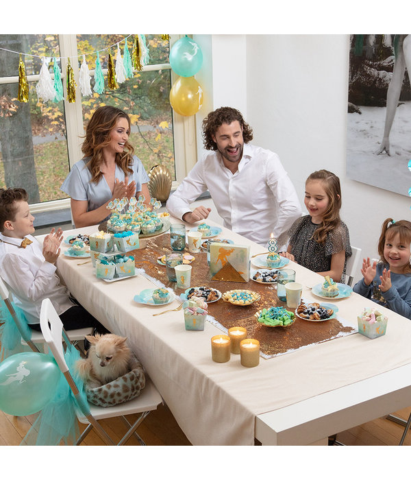 Tasselslinger Goud/Wit/Mint Madison (3m)