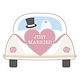 Trouwkaart 'Just Married' Trouwauto