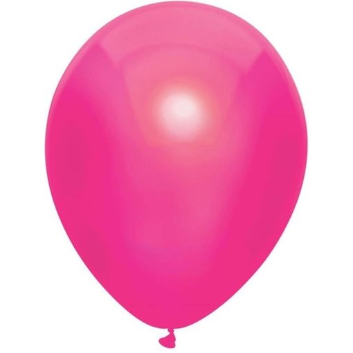 Hot Pink Metallic Ballonnen - 100 stuks