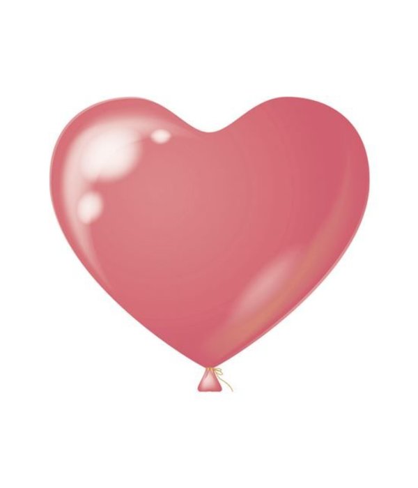 periscoop Komst Leuren Grote Roze hartjes ballonnen (38cm, 100st) - Feestbazaar.nl