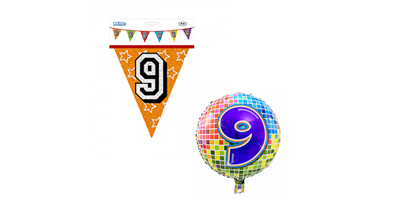 Verjaardag 9 Jaar