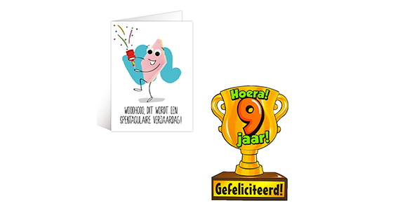 Kaart 9 Jaar
