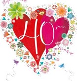 Wenskaart Jubileum 40 Jaar Getrouwd