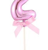 Taart Topper Cijfer 2 Roze