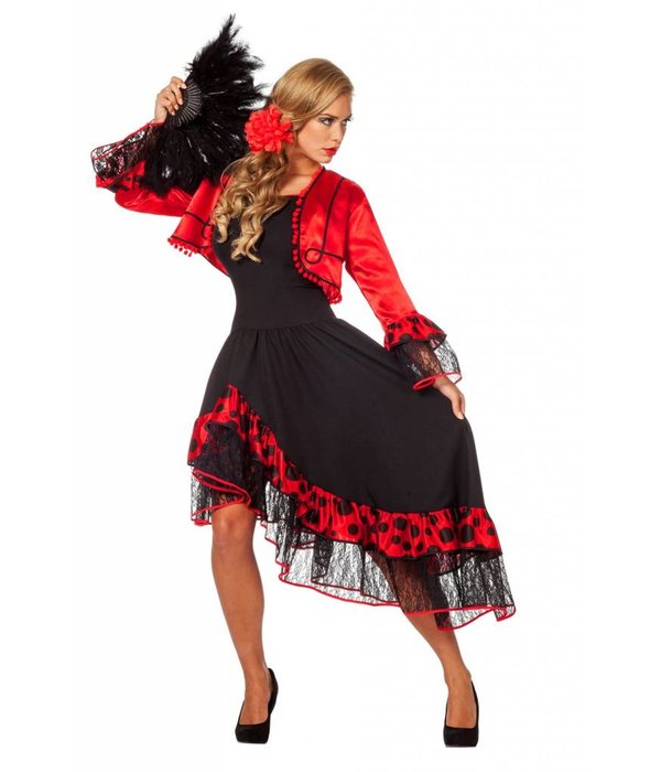 Spaanse verkleedkleding vrouw Carmen