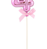Taart Topper Cijfer 4 Roze