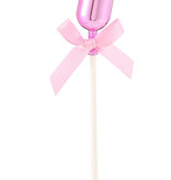 Taart Topper Cijfer 7 Roze