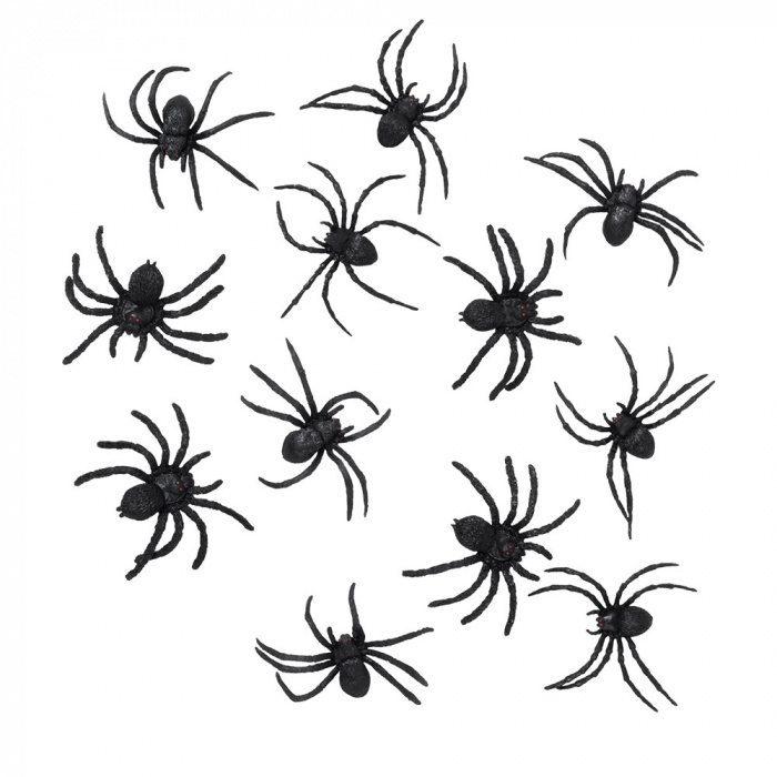 Set 12 Spinnen (5 x 6 cm)