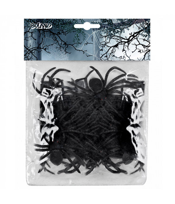 Set 12 Spinnen (5 x 6 cm)