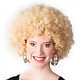 Afropruik blond