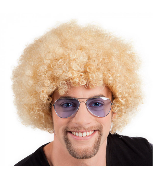 Afropruik blond