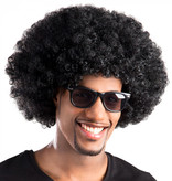 Pruik Afro zwart