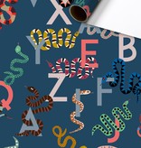 Rol Inpakpapier Slangen met Letters