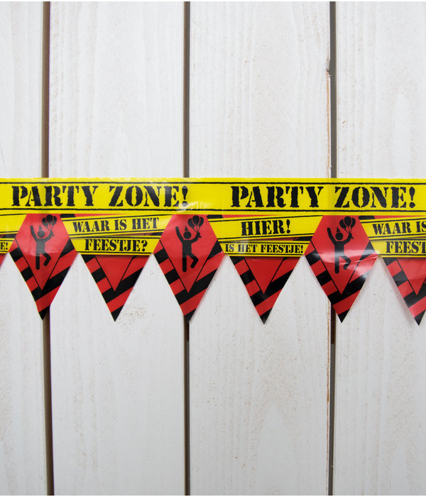 Afzetlint Waar is het feestje Partyzone