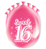 Party Ballonnen Sweet 16 (8st)