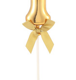 Taart Topper cijfer 1 Goud