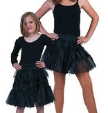 Fancy petticoat zwart kind