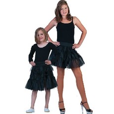 Fancy petticoat zwart kind