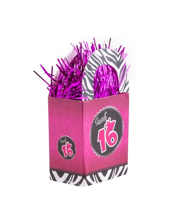 Ballongewicht Sweet 16 Tasje
