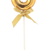 Taart Topper Cijfer 8 Goud