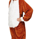 Pluche Konijn Onesie Kind Bruin