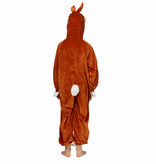 Pluche Konijn Onesie Kind Bruin