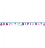 Letterbanner Happy Birthday Unicorn (1.85m)
