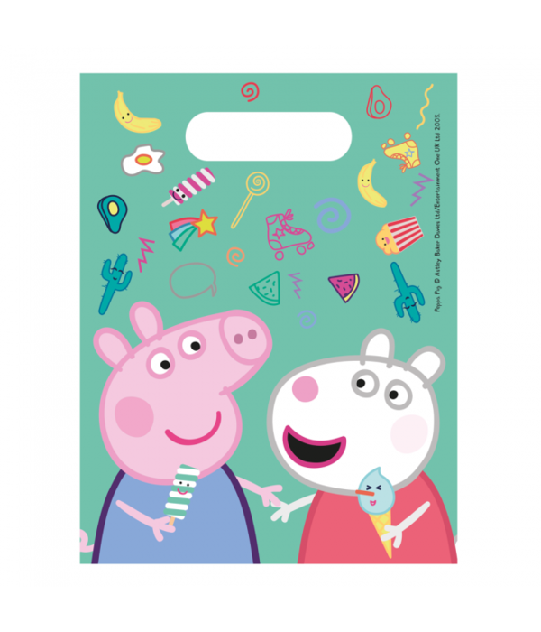 Peppa Pig Uitdeelzakjes (6st)