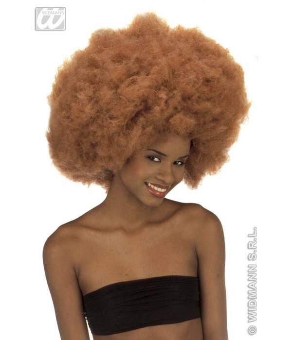 Afro pruik Extreme goudbruin
