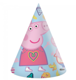 Peppa Pig feesthoedjes (6st)