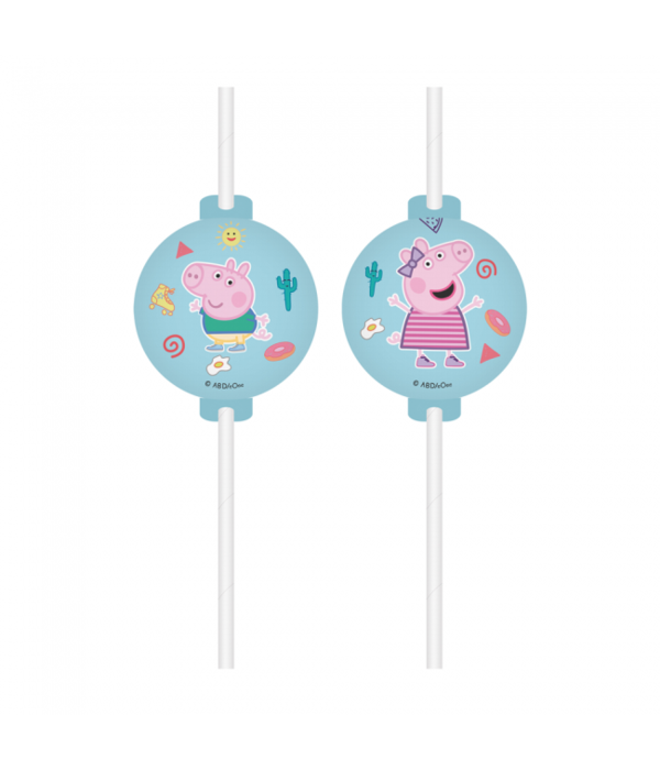 Peppa Pig Rietjes (4st)