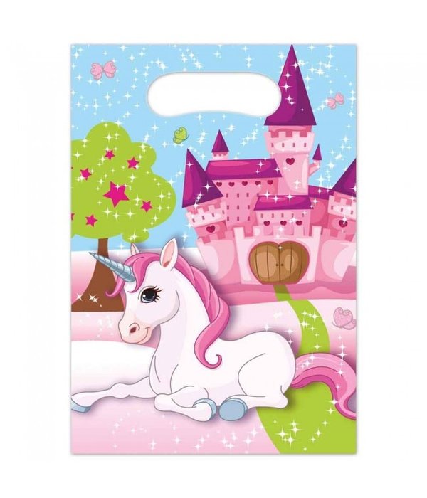 Unicorn Fantasy Uitdeelzakjes (6st)