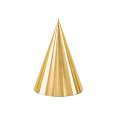 Party Hoedjes Goud 6 stuks