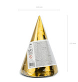 Party Hoedjes Goud 6 stuks