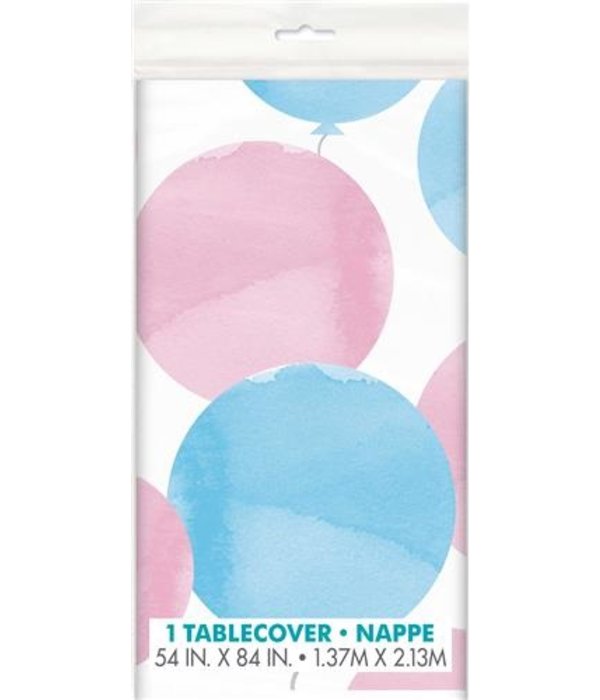 Tafelkleed Gender Reveal 137x213cm