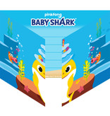Uitnodigingen Baby Shark (8st)