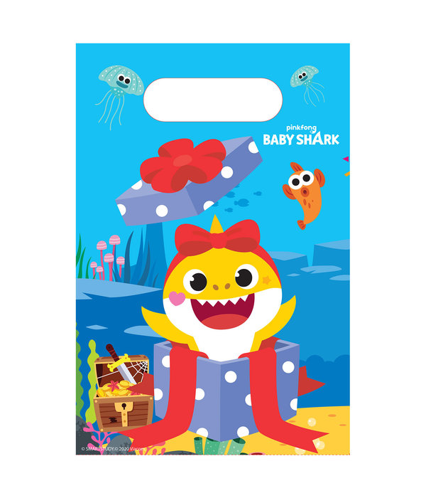 Uitdeelzakjes Baby Shark (8st)
