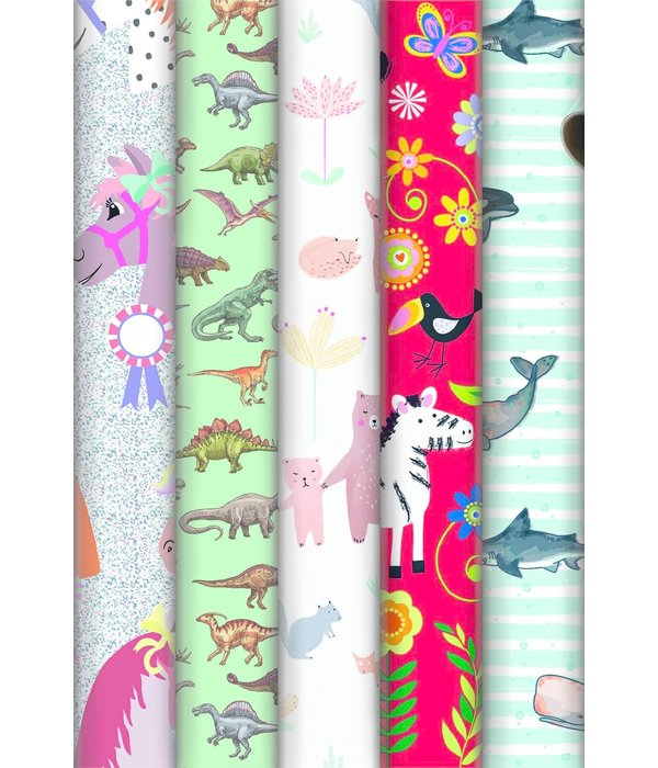 Rol Cadeaupapier Bosdieren