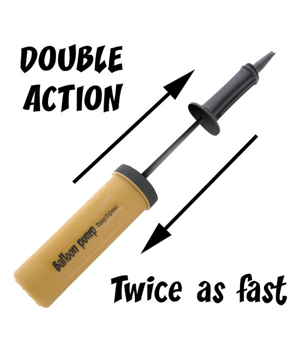 Handmatige Ballonnenpomp geel