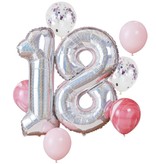 Luxe ballon bundel 18 jaar