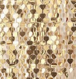 Decoratie Gordijn Gouden Hartjes