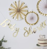 Gouden Babyshower Letterslinger (1.5m)