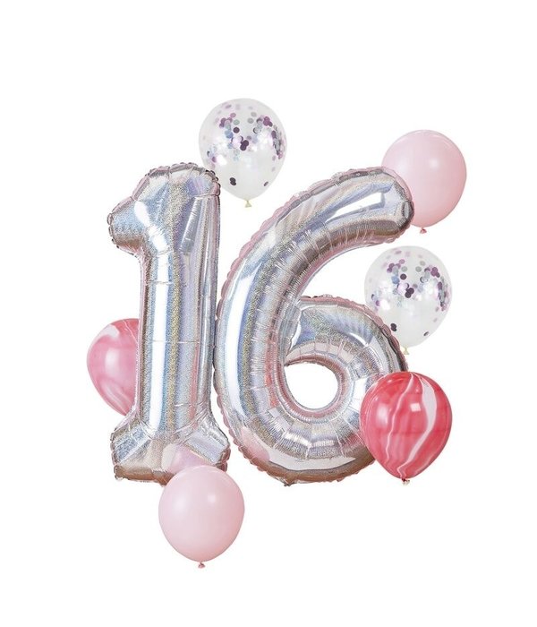 Luxe Ballon Bundel 16 Jaar