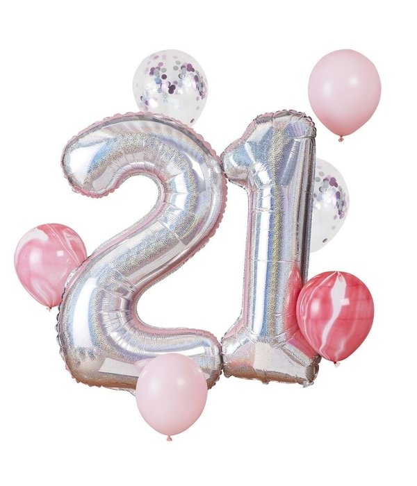 Luxe Ballon Bundel 21 Jaar